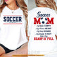 Soccer Mom Two-sided T-shirt, Soccer Mom My Heart Is Full Tees Mother's Day Gift For Soccer Lovers