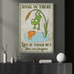 Funny Canvas Painting, Hang In There Wall Art Decor, Poster Gift To Decor House Or Office