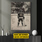 Personalized Hockey Kid Boy Canvas Painting, Hockey Player On Ice Wall Art Decor, Poster Gift For Hockey Lovers