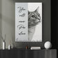 Funny Cat Toilet Canvas Painting, You Will Never Pee Alone Bathroom Wall Art Decor, Restroom Poster Gift For Cat Lovers