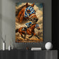 Secretariat Horse Canvas Painting, 1973 Triple Crown Champion Wall Art Decor, Poster Gift For Horse Racing Lovers, Fan Of Kentucky Derby