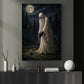 Halloween Ghost Golf Canvas Painting, Golfing After Death Wall Art Decor, Spooky Season Poster Gift For Golf Lover