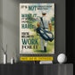 Personalized Golf Man Canvas Painting, You're Willing To Work For It Sport Wall Art Decor, Poster Gift For Golf Lover