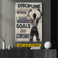 Motivational Personalized Wrestling Man Canvas Painting, Goals And Accomplishment Wall Art Decor, Poster Gift For Wrestler