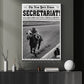 Secretariat Horse Canvas Painting, Secretariat Has Record Setting Triple Crown Wall Art Decor, Poster Gift For Horse Racing Lovers, Fan Of Kentucky Derby
