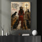 Dog & Cowgirl Canvas Painting, Let Us Send Them Without Wings Wall Art Decor, Poster Gift For Dog Lover