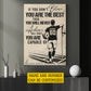 Personalized Soccer Man Canvas Painting, If You Don't Believe You Are The Best Sport Wall Art Decor, Poster Gift For Soccer Lover