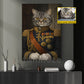 Personalized Victorian Cat Canvas Painting, Noble Cat Portrait Wall Art Decor, Poster Gift For Cat Lovers