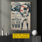 Motivational Baseball Man Canvas Painting, Make Peace With The Noise Sport Wall Art Decor, Poster Gift For Baseball Lovers