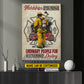 Personalized Firefighter Man Canvas Painting, Hardships Often Prepare Ordinary People Wall Art Decor, Poster Gift For Firefighter Lovers