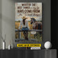 Personalized Cowgirl Canvas Painting, Most Of The Best Things Wall Art Decor, Poster Gift For Cowgirl