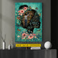 Personalized Book Girl Canvas Painting, & Into The Library Wall Art Decor, Poster Gift For Reading Lovers