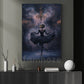 Halloween Ballet Canvas Painting, Midnight Masquerade Wall Art Decor, Spooky Season Poster Gift For Ballet Lovers
