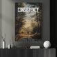 Consistency You Are What You Repeatedly Do, Motivational Wall Art Decor, Inspirational Canvas Painting, Poster Gift for Decoring Office, Living Room, or Workspace