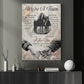 Cowboy Cowgirl Couple Canvas Painting, We're A Team Wall Art Decor, Valentine Poster Gift For Western Couple