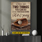 Personalized Baseball Canvas Painting, There Are Two Things You Can Do Sport Wall Art Decor, Poster Gift For Baseball Lovers