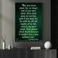 Four-Leaf Clover Quote Canvas Painting, May You Never Steal Lie Or Cheat Wall Art Decor, Shamrock Poster St Patrick's Day Gift For Irish Lover