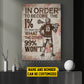 Personalized Lacrosse Man Canvas Painting, In Order To Become The 1% Sports Wall Art Decor, Poster Gift For Lacrosse Lovers