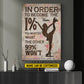 Personalized Motivational Ice Skating Girl Canvas Painting, In Order To Become The 1% You Must Do What The Other 99% Won't, Sports Wall Art Decor, Poster Gift For Ice Skating Lovers