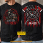 Personalized Firefighter Two-sided T-shirt, I Put Out Fires Tees Fire Dept Gift For Firefighter Lover