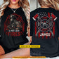 Personalized Firefighter Two-sided T-shirt, I Put Out Fires Tees Fire Dept Gift For Firefighter Lover