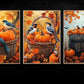 Set Of 3 Autumn Canvas Painting, Thankful Wall Art Decor, Whispers Of Fall Thanksgiving Poster Gift