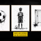 Personalized Set Of 3 Soccer Boy Canvas Painting, Where Legends Begin Sport Wall Art Decor, Poster Gift For Soccer Lovers