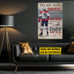 Personalized Hockey Boy Canvas Painting, To My Son Success Is No Accident, Sports Quotes Wall Art Decor, Poster Gift For Hockey Lovers, Gift For Son From Dad,Mom