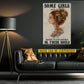 Personalized Book Girl Canvas Painting, Some Girls Are Just Born Wall Art Decor, Poster Gift For Reading Lovers