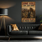 Cowgirl Girl Horse Dog Canvas Painting, Some Girls Are Just Born Wall Art Decor, Poster Gift For Cowgirl