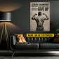 Motivational Personalized Wrestling Man Canvas Painting, Every Champion Refused To Give Up Wall Art Decor, Poster Gift For Wrestler