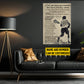 Personalized Lacrosse Boy Canvas Painting, Lord Please Clear My Head Of All Distractions Sport Wall Art Decor, Poster Gift For Lacrosse Lovers