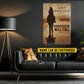 Personalized Horse Riding Canvas Painting, Keep Your Face Always Toward The Sunshine Wall Art Decor, Poster Gift For Horse Girl
