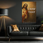 Funny God Canvas Painting, I Saw That Wall Art Decor, Christian Poster Gift