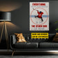 Motivational Personalized Hockey Man Canvas Painting, Everything You've Wanted Sport Wall Art Decor, Poster Gift For Hockey Lovers