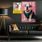 Funny Personalized Fashion Dog Canvas Painting, Dogue Wall Art Decor, Poster Gift For Dog Lover