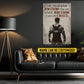Motivational Personalized Wrestling Man Canvas Painting, You Never Know How Strong You Are Wall Art Decor, Poster Gift For Wrestler