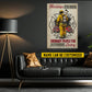 Personalized Firefighter Man Canvas Painting, Hardships Often Prepare Ordinary People Wall Art Decor, Poster Gift For Firefighter Lovers
