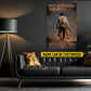 Motivational Personalized Cowboy Canvas Painting, Don't Let Yesterday Take Up Inspirational Quotes Wall Art Decor, Poster Gift For Cowboy