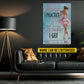 Motivational Personalized Ice Skating Woman Canvas Painting, The More I Practice Sport Wall Art Decor, Poster Gift For Ice Skating Lovers