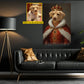 Personalized Victorian Dog Canvas Painting, Royal Dog Portrait Wall Art Decor, Poster Gift For Dog Lovers