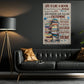 Reading Book Canvas Painting, Life Is Not A Book Wall Art Decor, Poster Gift For Reading Lovers