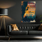 Motivational Rock Climbing Canvas Painting, We Generate Fears While We Sit Wall Art Decor, Poster Gift For Rock Climbing Lovers
