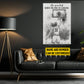 Personalized Basketball Woman Canvas Painting, Do Your Best When No One Is Looking Sports Wall Art Decor, Poster Gift For Basketball Lovers