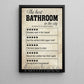 Funny Toilet Canvas Painting, The Best Bathroom In The City Wall Art Decor, Restroom Poster Gift