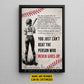 Personalized Softball Girl Canvas Painting, You Just Can't Beat The Person Who Never Gives Up Sport Wall Art Decor, Poster Gift For Softball Lovers