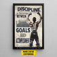 Motivational Personalized Wrestling Man Canvas Painting, Goals And Accomplishment Wall Art Decor, Poster Gift For Wrestler