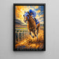 Secretariat Canvas Painting, 1973 Triple Crown Champion Wall Art Decor, Poster Gift For Horse Racing Lovers