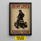 Funny Personalized Snowmobile Man Canvas Painting, I'm Still Alive Wall Art Decor, Poster Gift For Snowmobiling Lovers