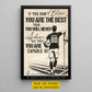 Personalized Soccer Man Canvas Painting, If You Don't Believe You Are The Best Sport Wall Art Decor, Poster Gift For Soccer Lover